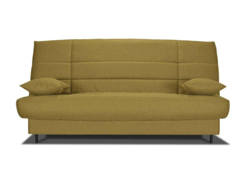 Banquette Lumenao tissu 130x190 matelas Lumenao 14cm avec rangement Zéa-Couleur Gris Souris JFLS33140