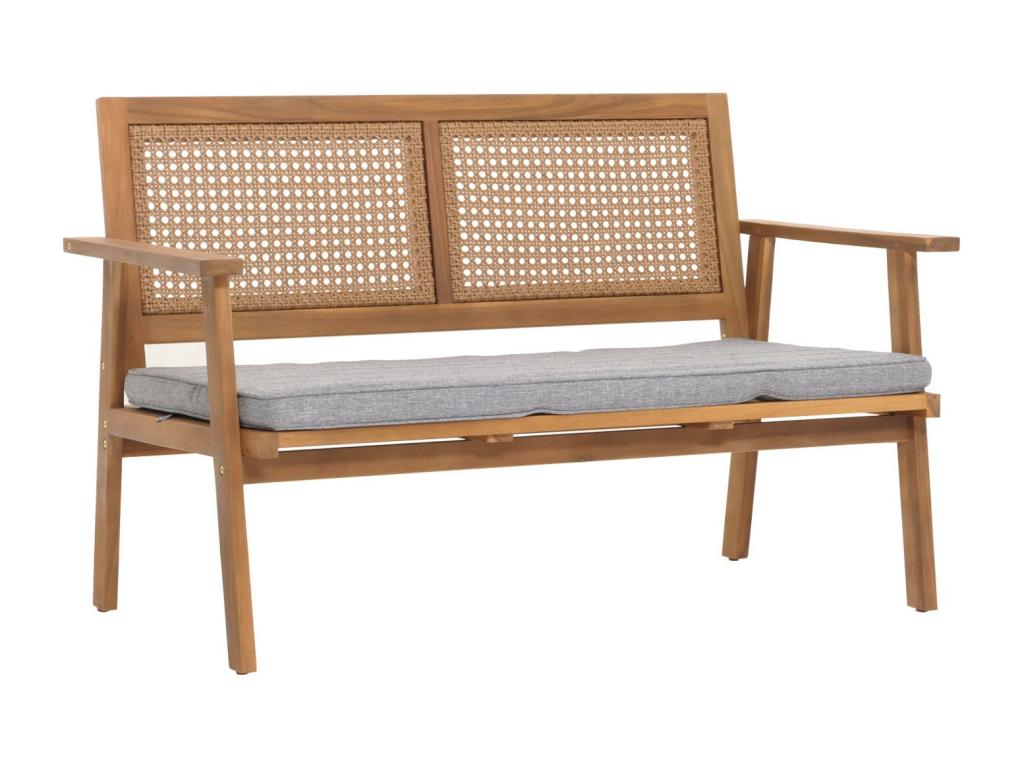 Ensemble de jardin Zensova-N46 4 pièces Coussin gris CTEE47387