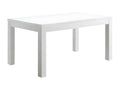 Zensova - Ensemble Séjour Complet Laqué Blanc Table 160cm Buffet Vitrine avec Leds KTHH22737