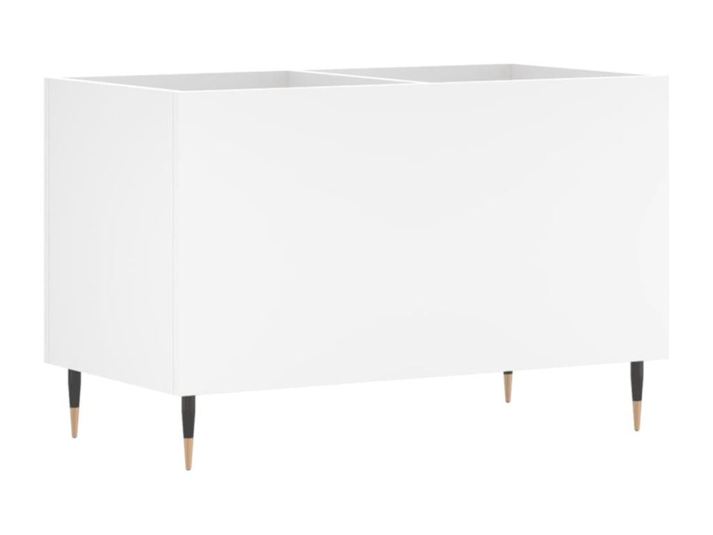 Armoire à disques blanc 74.5x38x48 cm bois d'ingénierie JILT65946