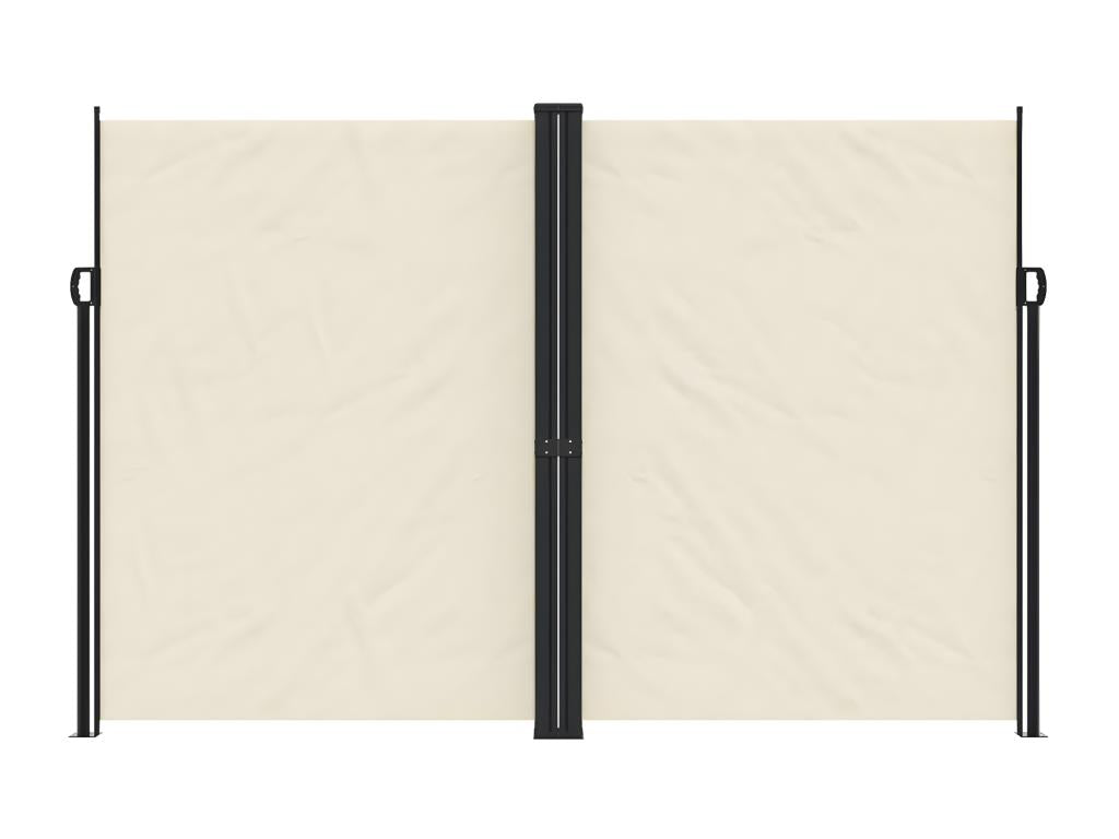 Auvent latéral rétractable crème 220x600 cm BPDK23024