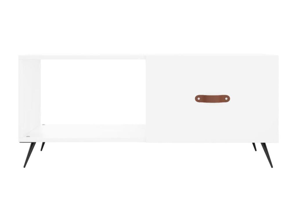 Table basse blanc 90x50x40 cm Zensovaingénierie XLKC37500