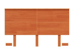 Tête de lit marron 120cm bois massif de pin INCD99146