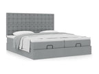 Cadre de lit Zensova et matelas gris clair 200x200cm Zensova VGTZ79312
