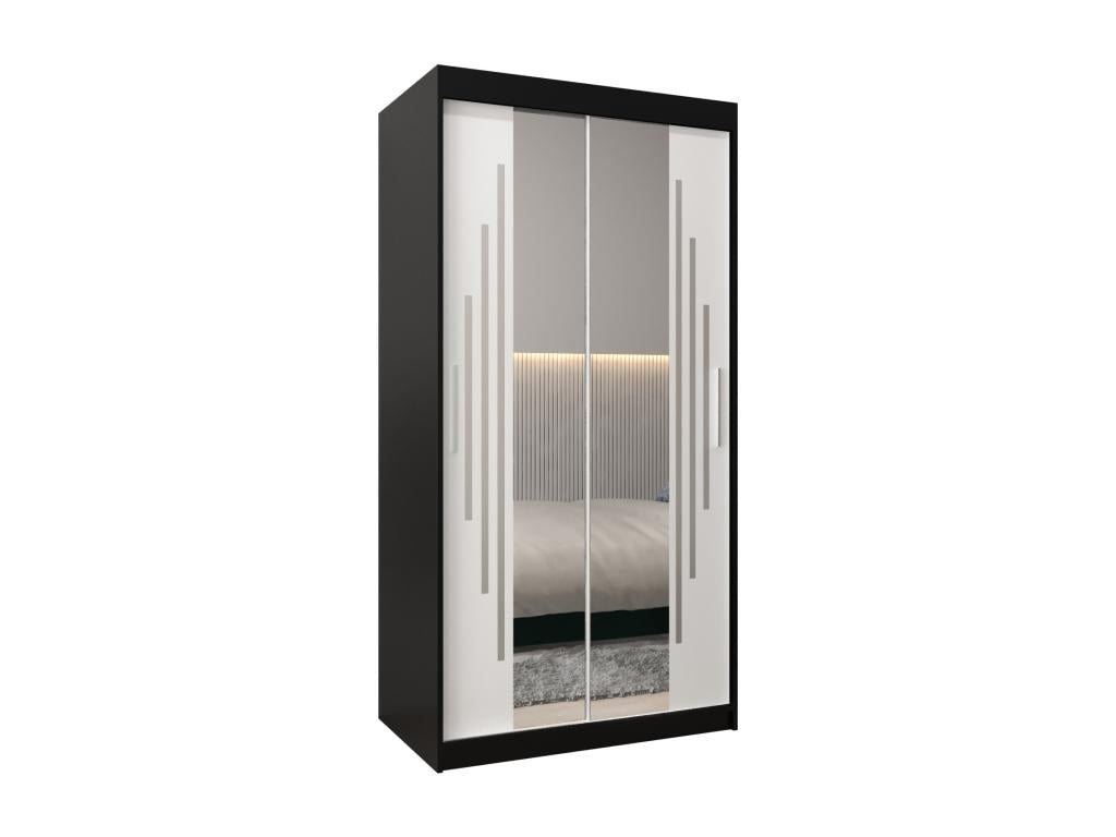 ARMOIRE Zensova 1 À PORTES COULISSANTES 200/ 100/ 62 2 Portes Zensova/ Blanc FWSK01809