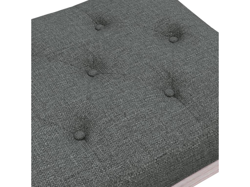 Banc Gris foncé 110x40x49 Zensova DXLB08532