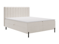 Lit adulte 180x200 Zensova - Lit vec Rangement et Matelas Ressorts ensachés Lit Crème Zensova 10 UFXL44370