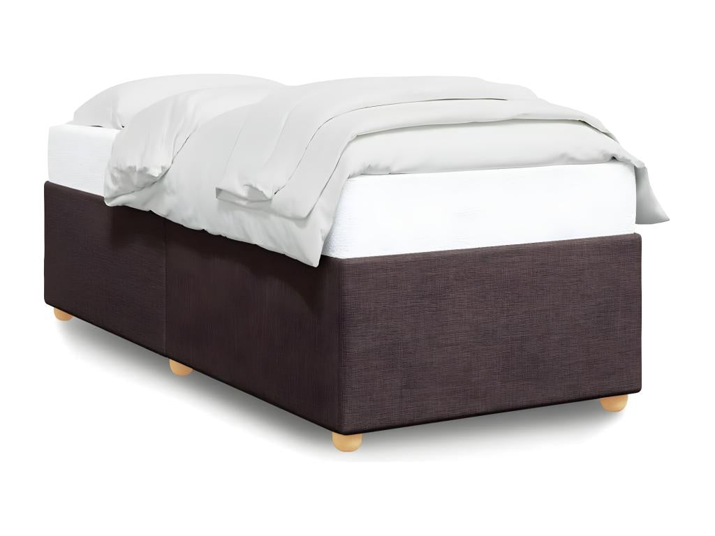 Cadre de lit Marron foncé 90x190 cm Zensova JVQT14353