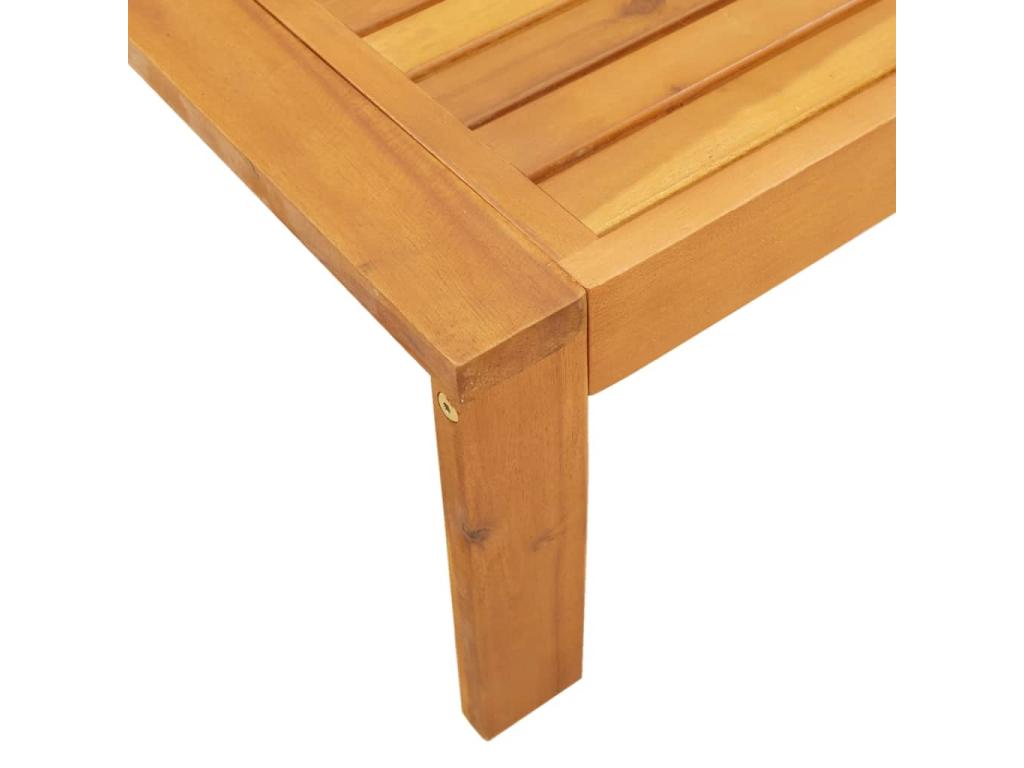 Salon de jardin avec coussins 4 pièces bois d'Lumenao massif RLUB54734