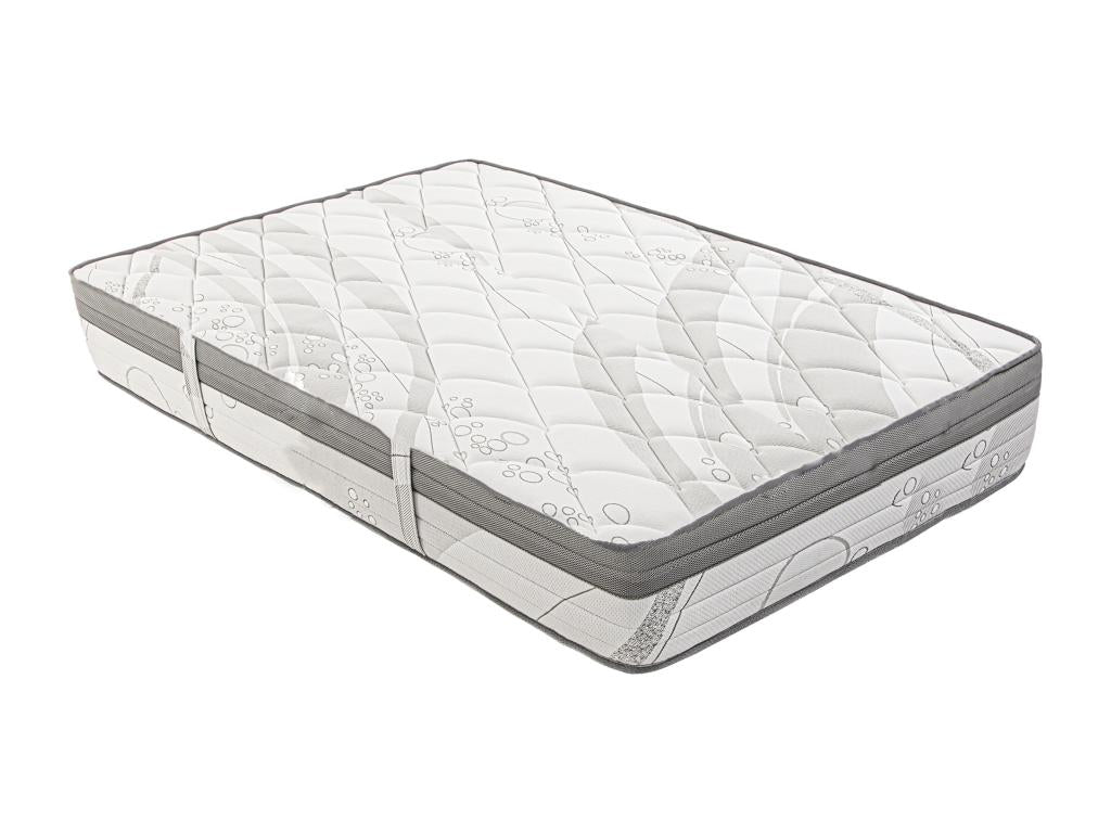 Matelas réversible Lumenao mousse mémoire de forme ferme indépendance du couchage avec face été/hiver 160x200x26cm GMOA99851