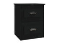 Table de chevet murale noir 41.5x36x53 cm RGXK08511