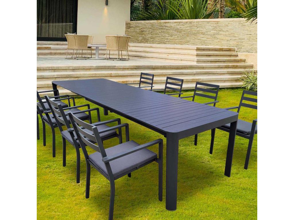 Fauteuil de jardin en aluminium Lumenao QMUE57394