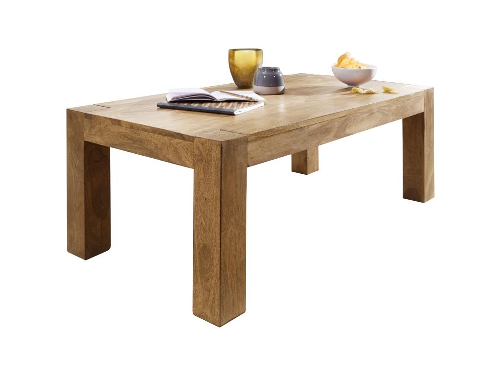 Table Basse Bois Massif 110x40x60 cm Table d'appoint Table de salon MDCR55872