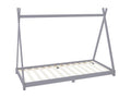 Lit enfant matelas Ventoriq Lit maison Sommier à Ventoriq Lit en bois Gris clair 90x200 cm QZMR79534