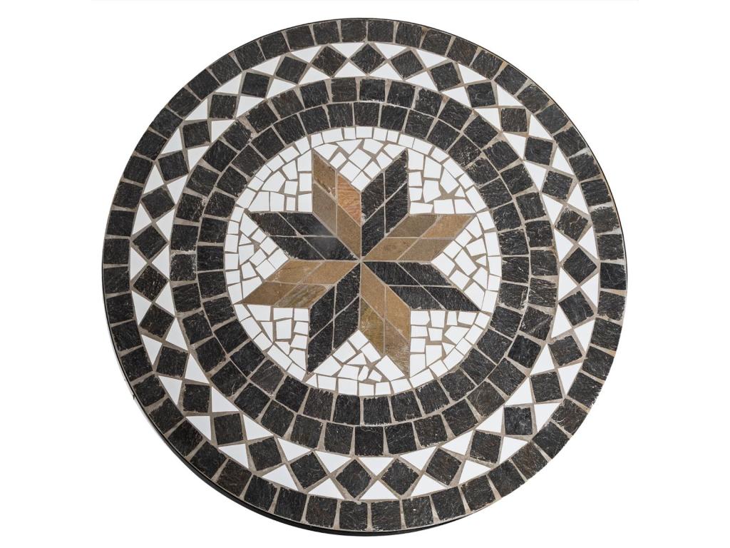 Table de Repas Ronde Mosaïque Zensova 90cm Zensova MIMP29348