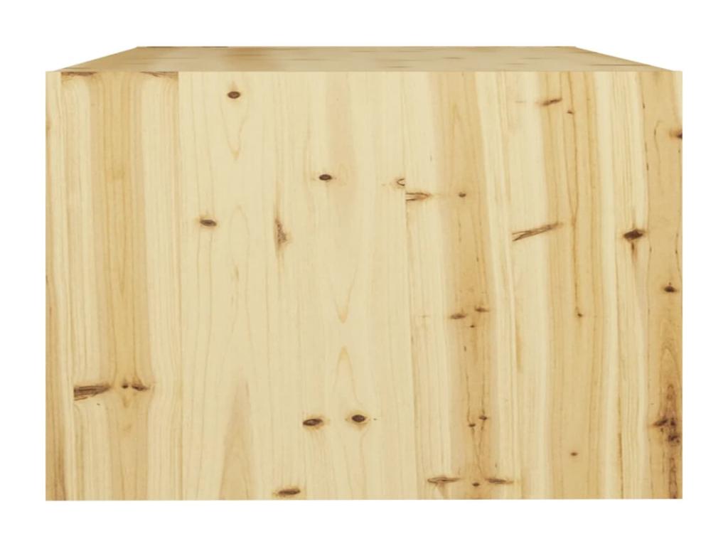 Table basse 75x50x33.5 cm bois de sapin massif PNHC96682