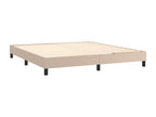 Lit à sommier tapissier avec matelas Cappuccino 160x200 cm OTOK76924