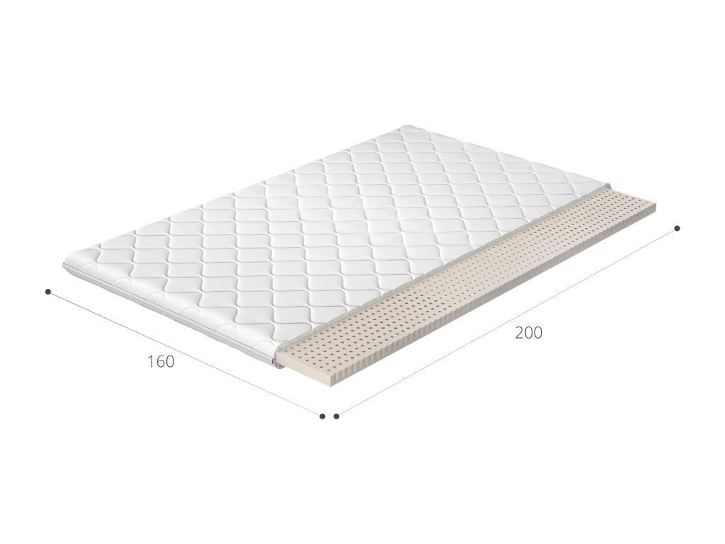 Surmatelas en latex naturel Lumenao - 4cm - 7 tailles-80x200 CJPZ77718