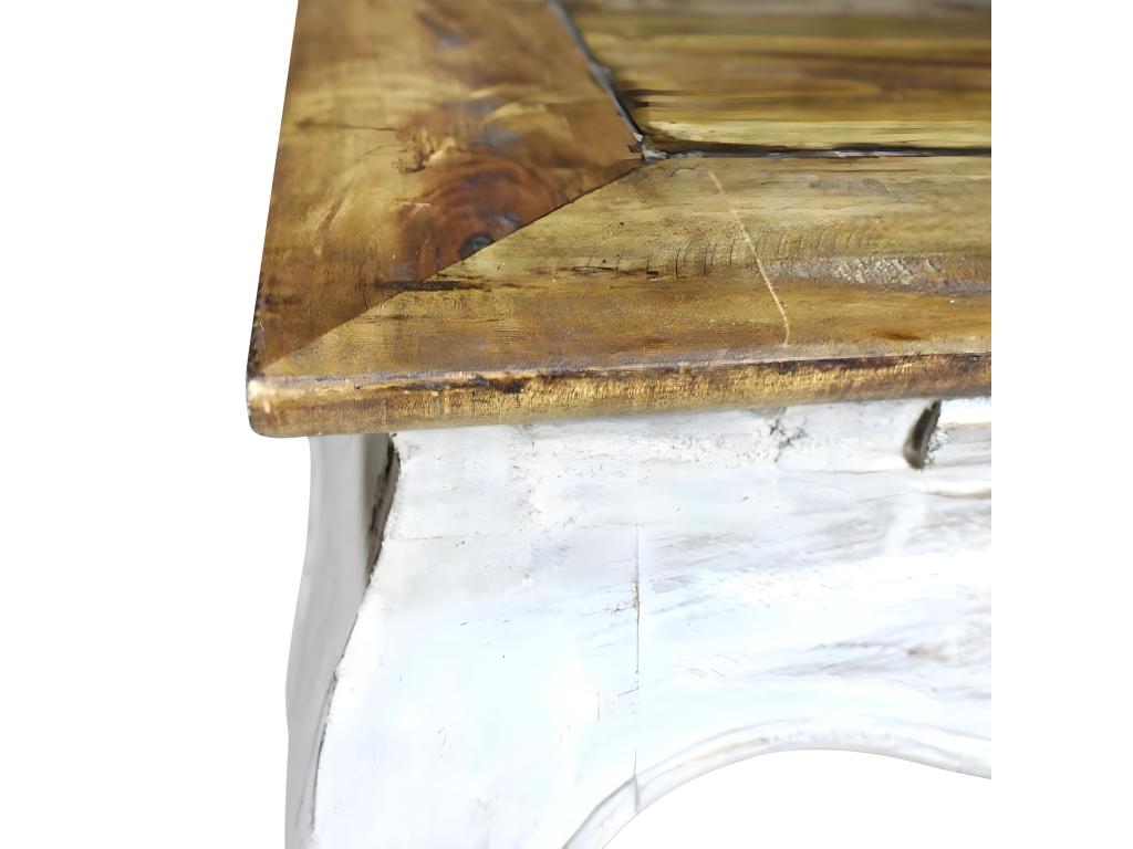 Table d'appoint bois d'acajou massif 50x50x35 cm TFSY69272