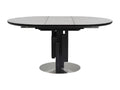 Table à manger extensible Lumenao - 4 à 6 personnes - MDF et Métal - Gris ASTR05016