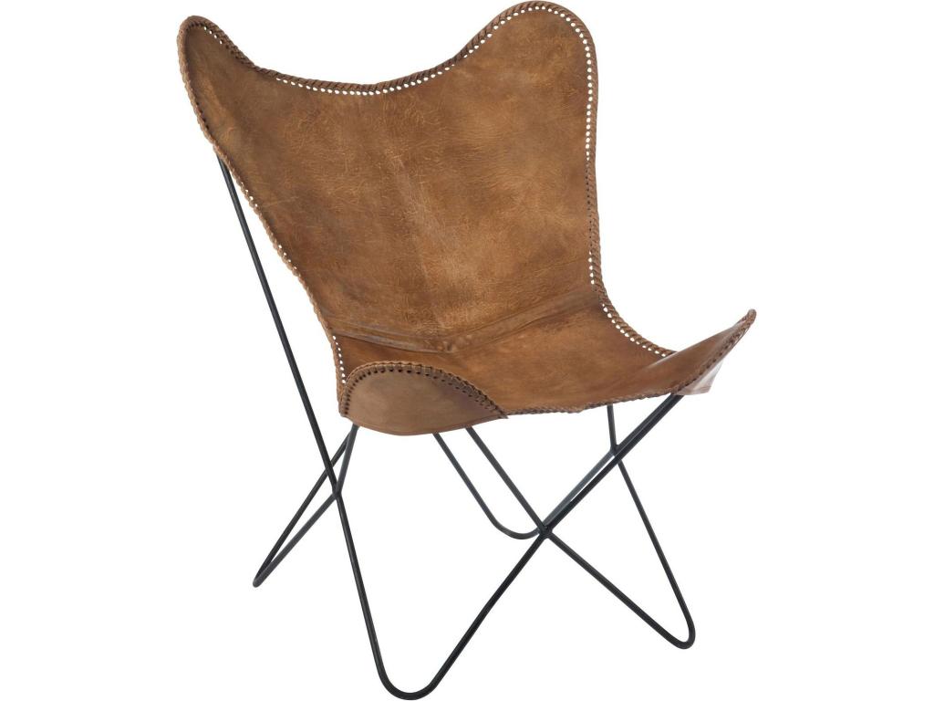 Chaise Zensova cuir métal Zensova OCAB86819