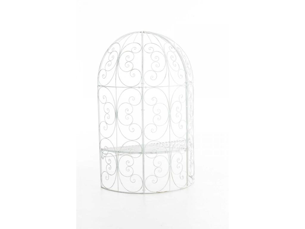 Arche à rosiers - Métal / Métal - Blanc antique - Zensova FDTZ59806