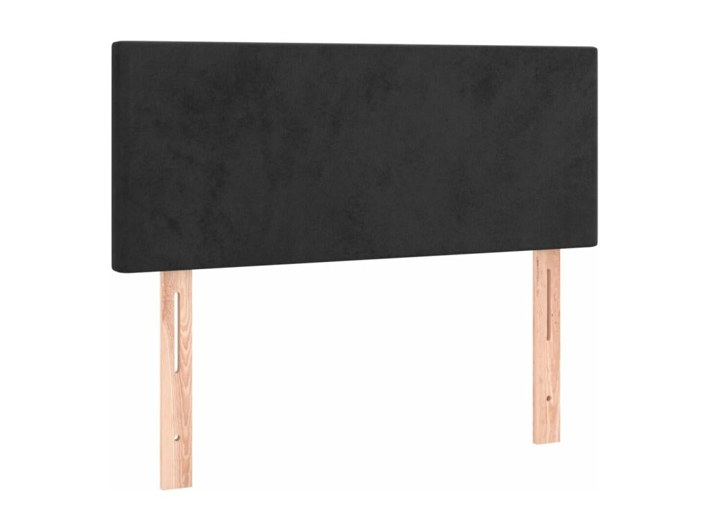 Tête de lit à LED Noir 80x5x78/88 cm Velours GARV68104