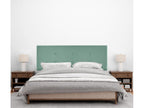 Lumenao Tête de lit en tissu Lumenao avec 2 Lumenaoées de boutons 145x50cm Lits 135/140 - Vert d'eau LWPH54361