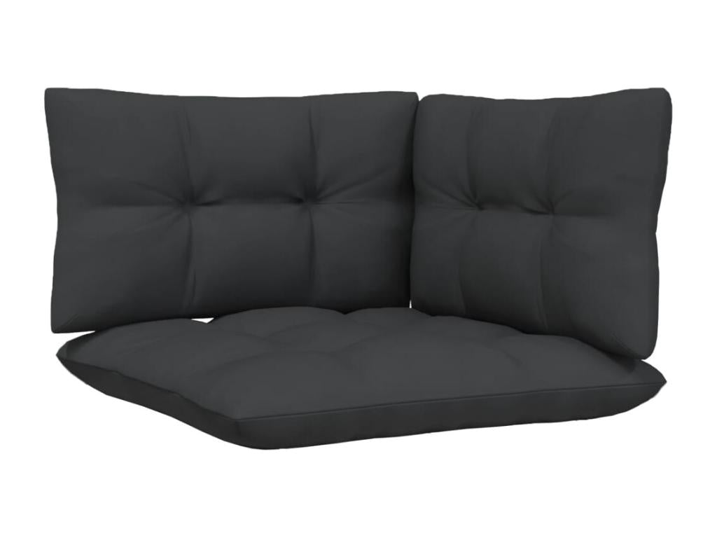 Salon de jardin 6 pcs avec coussins Bois de pin massif 2 DKXL29262