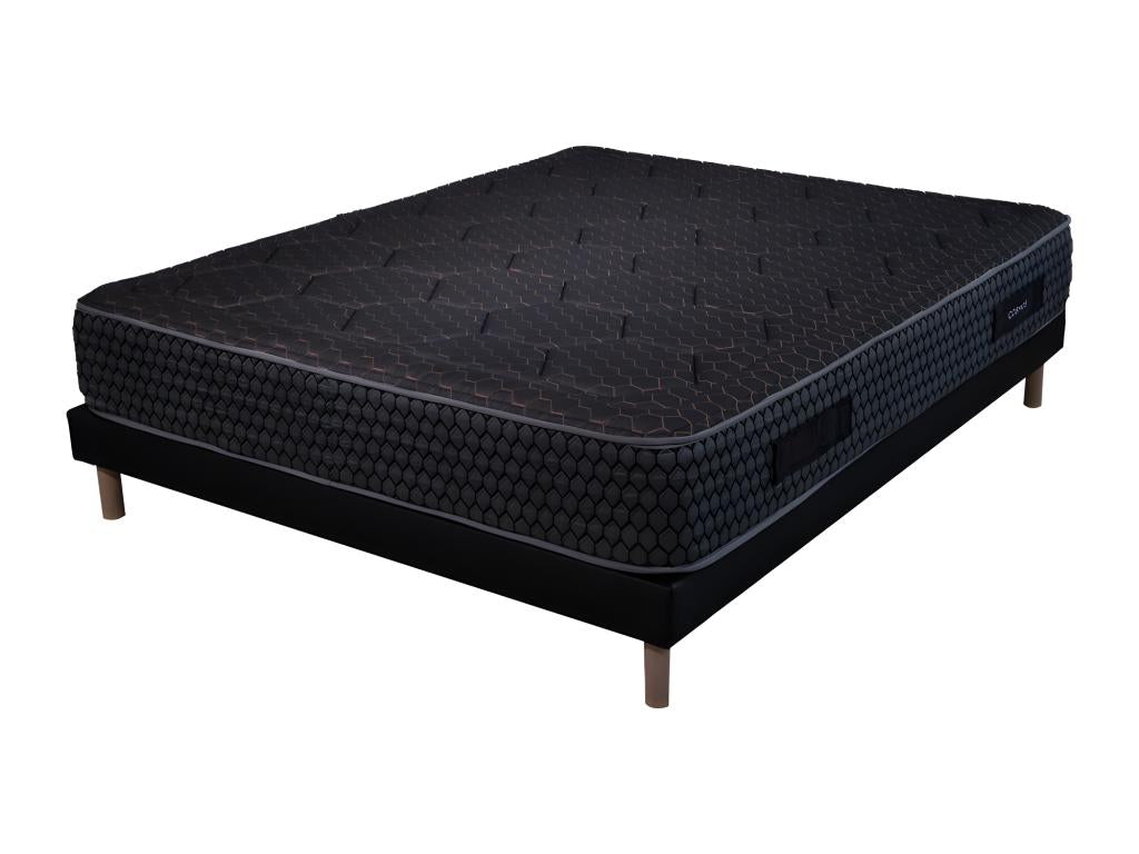 Ensemble Matelas mousse Zensova Noir - 90x190cm - accueil mémoire de forme et Zensova EQCA10001