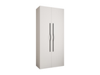 Armoire à portes battantes Lumenao 2 245.5/110/40 2 portes blanc/noir IRTF24561