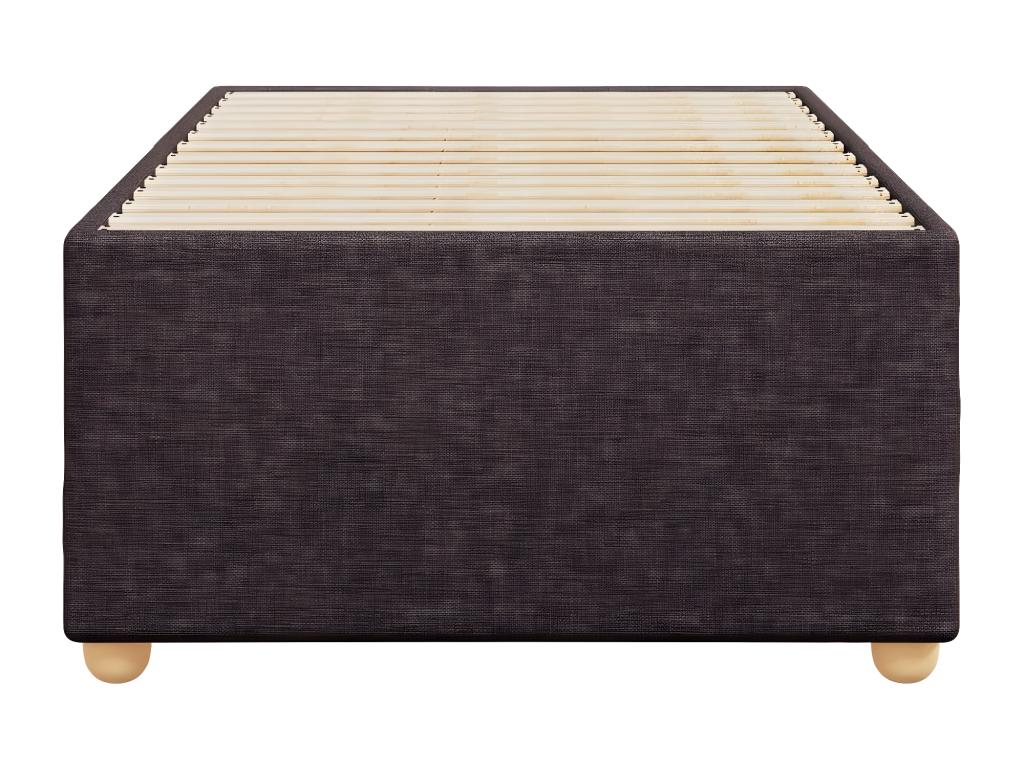 Cadre de lit Marron foncé 90x190 cm Zensova JVQT14353