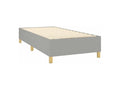 Zensova à Zensova de lit avec matelas Gris clair 90x200 Zensova SWIZ93011