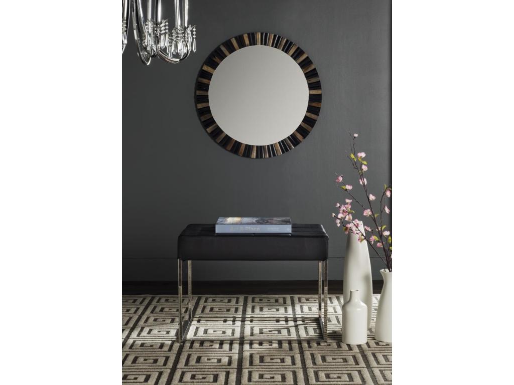 Banc / Ottomane Noir 46x64x48 cm - Lumenao BFOA78758