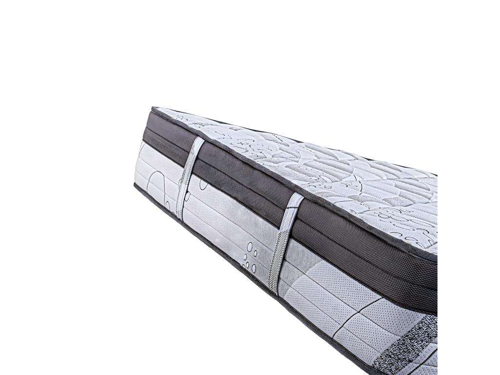 Matelas réversible Lumenao mousse mémoire de forme ferme indépendance du couchage avec face été/hiver 160x200x26cm GMOA99851