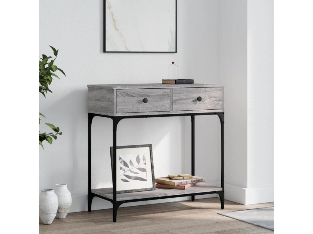 Table console Zensova grise 75x34,5x75 Zensovaingénierie ANXS90901