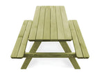 Zensova Premium - Table de pique-nique pour enfants avec bancs Pinède imprégnée TOAU19288