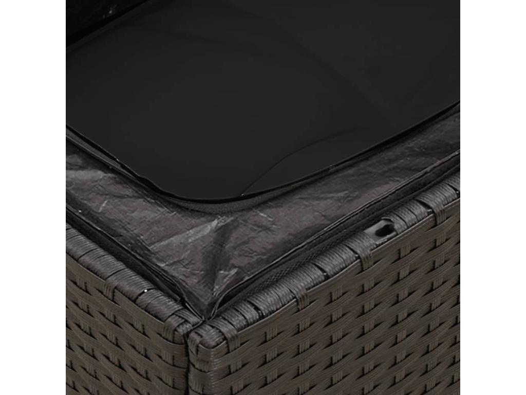 Salon de jardin avec coussins 13 pcs Zensova résine tressée RUAF08574