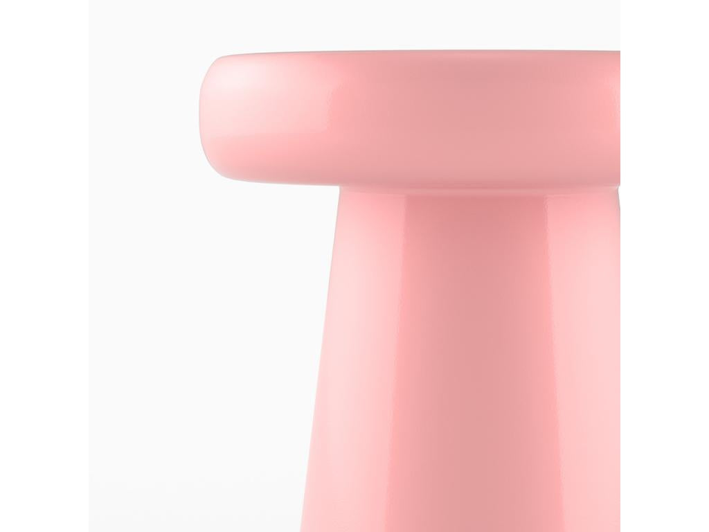 Table d'appoint ronde en métal rose D40 cm - Lumenao IWNC71522