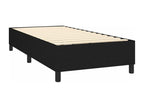 Lit à sommier tapissier avec matelas Noir 90x200 cm Tissu YUJF63635
