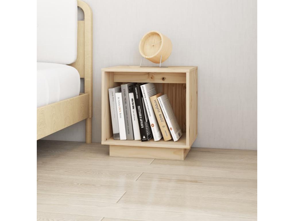 Tables de chevet 2 pcs 40x30x40 cm Bois de pin solide LFSA57990