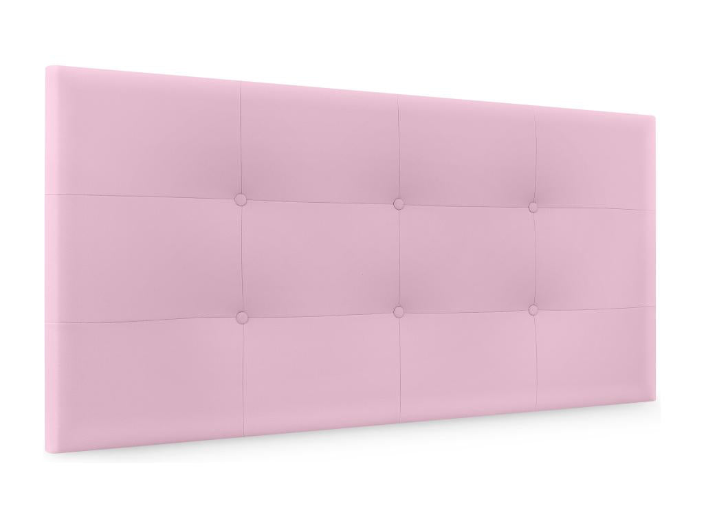 Zensova Tête de lit en Similicuir Capitonné 90x60cm Lits 80/ 90 - Rose ONKP38088