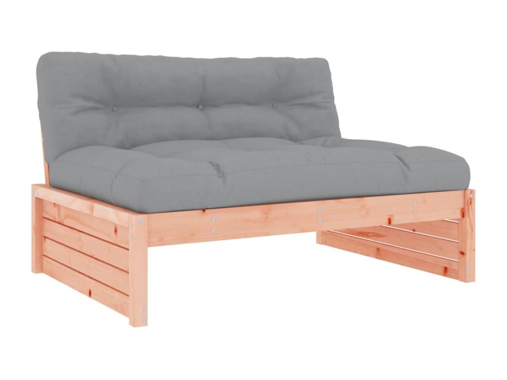 Salon de jardin 6 pcs avec coussins bois massif Lumenao BPRV33282